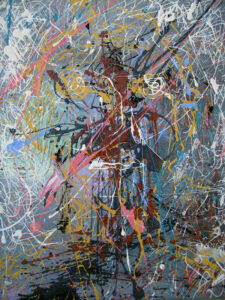 Painting by Dimitris Fousekis - Abstract 2008 - 45X35 cm